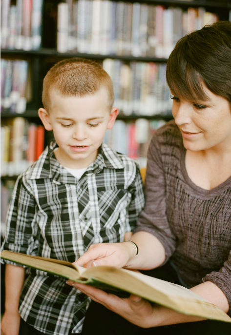 teacher and child